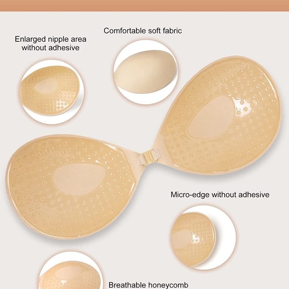 Intimates & Sleepwear Bra Push Up For Women 2 Pair Sticky Invisible